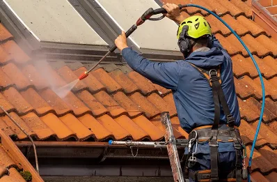 Démoussage et hydrofuge de toiture à Ambenay